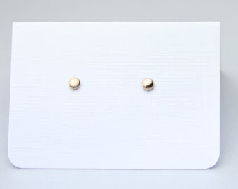 Bronze Pebble Earring Studs | Minimalist Stud Earrings | Gift for her