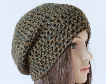 Slouchy Hat, Women's Hat, Crochet Slouchy Hat, Fall Fashion Accessories