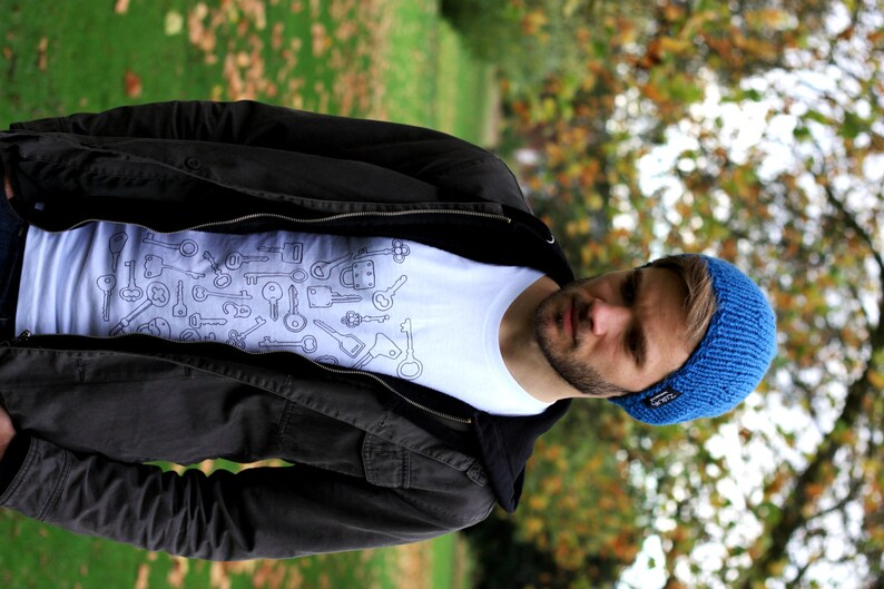 Men's Slouchy Beanie Men's Knitted Hat Mens Slouchy Etsy UK