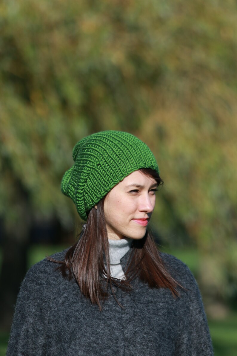Slouchy Hat Chunky Knit Hat 