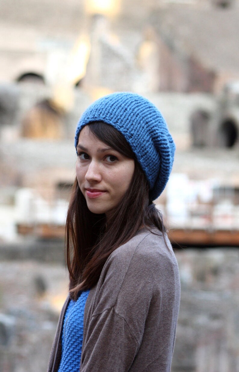 Men's Slouchy Beanie Men's Knitted Hat Mens Slouchy Etsy UK