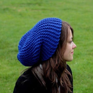 Slouchy-muts, gebreide damesmuts, grof gebreide muts, winteraccessoires