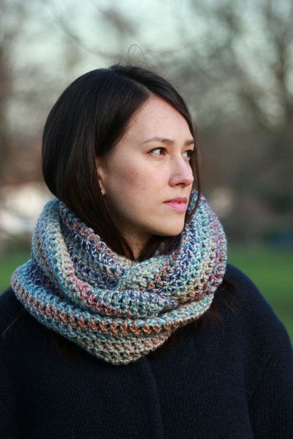 bufanda cerrada mujer