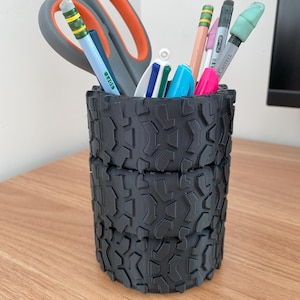 Tyre Stack Stifthalter, Stifthalter, Bleistiftbecher, Schreibtischzubehör, Badezimmer Organizer, Kinderzahnbürstenhalterbecher