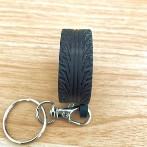 Mini Tire Fidget Keychain - Car Enthusiast gift Key Chain