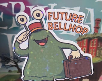 Chauncey House of The Cerulean Sea Weatherproof Vinyl Sticker Fantasy Romance Reader Gift