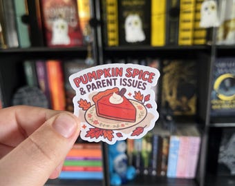 Cozy Small Town Pumpkin Spice Coffee Vinyl Sticker TV Show Fan Gift