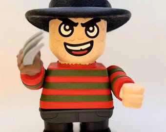 Freddy Chunkie Horror Figure – 3D Printed Halloween Slasher Art Toy