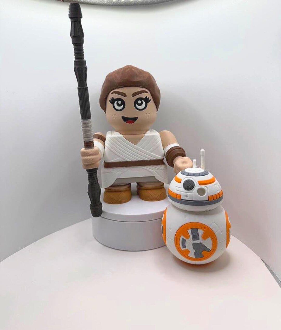 Rey & BB8 Chunkie Figurine's – 3D Printed Star Wars Inspired ...