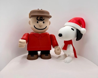 Classic Christmas Friends Chunkie Set | 3D Printed Holiday Decor | Nostalgic Christmas Figures