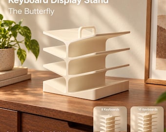 The Butterfly: Multi-Keyboard Display Stand (Grip Included)