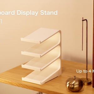 KDS-1: The Original Keyboard Display Stand, 4 Tiers, Stable, Non-Slip, Fits Most Keyboards