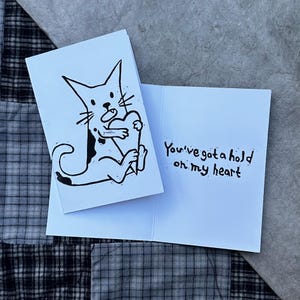 Cat Valentines Day Card