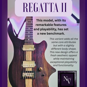 Custom Ergonomic Electric Guitar: Exotic Wood, Ebony Fretboard