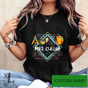 Personalized Back To School Tour Teacher Shirt, Custom Name Concert Style T-Shirt, Funny First Day Teacher Tee, Classroom Gift Shirt