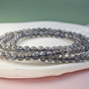Gray Moonstone Bracelet – Subtle Flash, Effortless Elegance