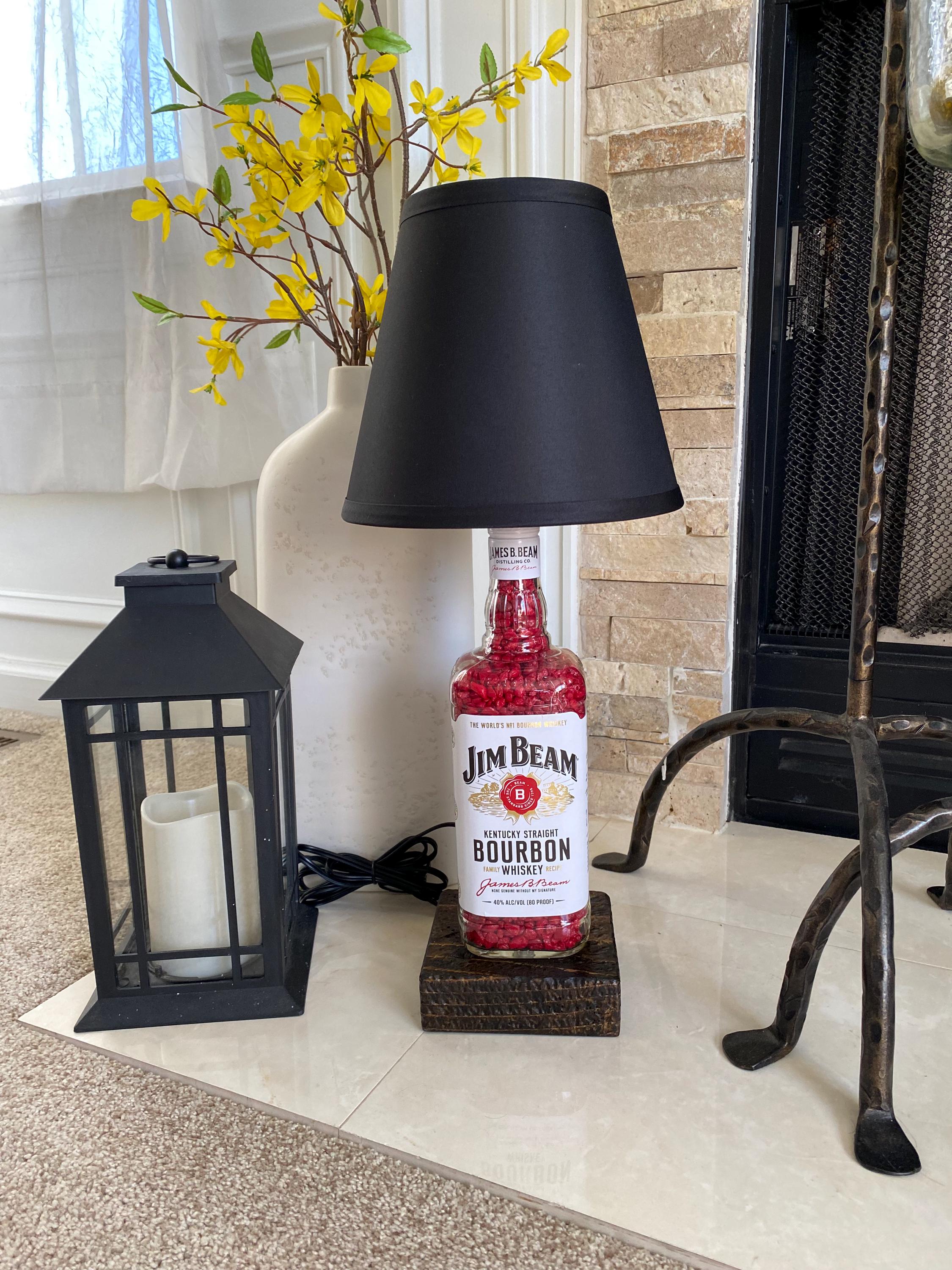 Jim Beam Bottle Lamp - Etsy