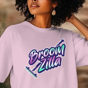 Broomzilla Curling T-Shirt – Funny Curling Tee for Sweepers & Fans | Unisex Cotton T-Shirt Gift