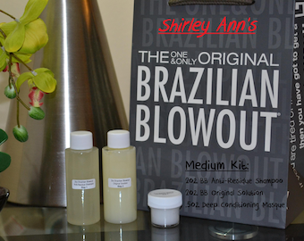 Brazilian Blowout Hair Treatment - 2oz Md Kit (DIY)