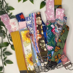Keychain Wristlet | Fabric Key Holder | Unique Gifts | Key Fob Wristlet | Wristlet | Handmade Keychain