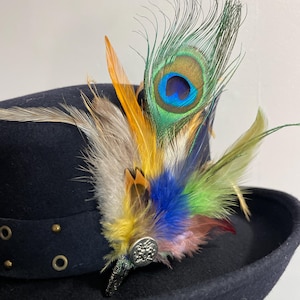 Feather Hat clip