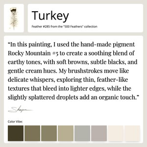 Fact sheet for Feather #285 - Turkey