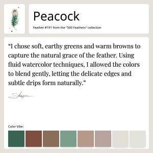 Fact sheet for Feather #191 - Peacock