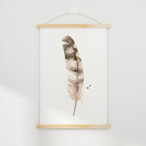 hawk fine gallery living room watercolor accent bedroom inspired beautiful artwork farmhouse rustic river modern display 500 feathers kitchen boulder collection decoration boho interior wall feather art mountain premium nature piece design natural quality bird giclee print home decor colorado