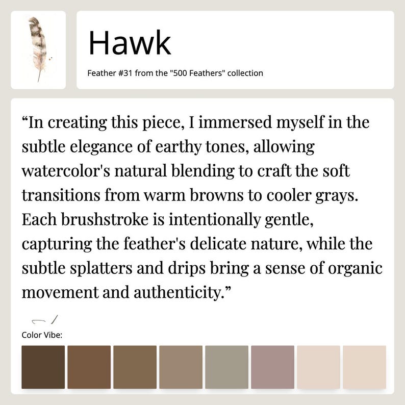 hawk premium mountain living room decor art artwork fine home design farmhouse quality giclee kitchen accent river bird wall beautiful bedroom watercolor boulder feather display colorado natural print 500 feathers decoration modern boho rustic interior piece nature collection inspired gallery