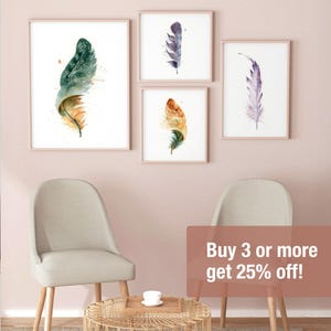 Arrangement of feathers including Feather #152 - Green Macaw