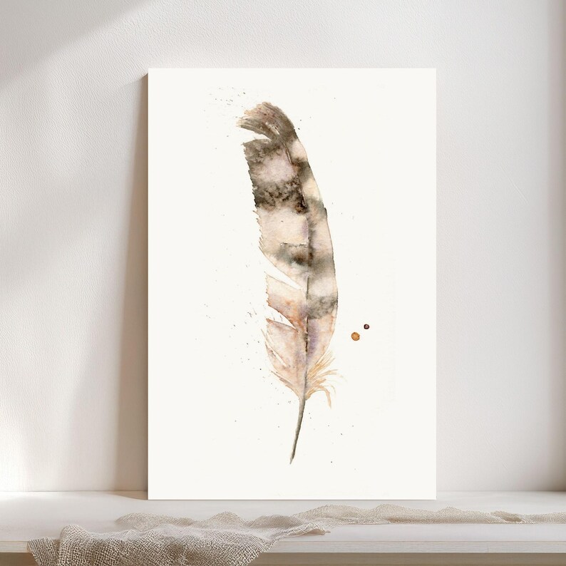 hawk living room giclee modern beautiful bird piece farmhouse gallery river fine boulder decoration collection print 500 feathers display feather design home colorado natural premium accent kitchen interior rustic boho inspired bedroom wall art quality watercolor nature artwork mountain decor