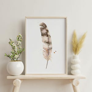 hawk accent giclee inspired boulder fine decoration bedroom river piece rustic mountain decor boho natural kitchen interior watercolor bird design artwork colorado home premium display beautiful nature collection wall feather 500 feathers farmhouse art living room modern gallery quality print
