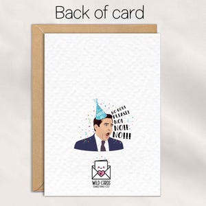 Funny 30th Birthday Cards, Michael Office Card, Turning 30 Gifts, When Your 20s Are Over, Gift for Coworker image 4