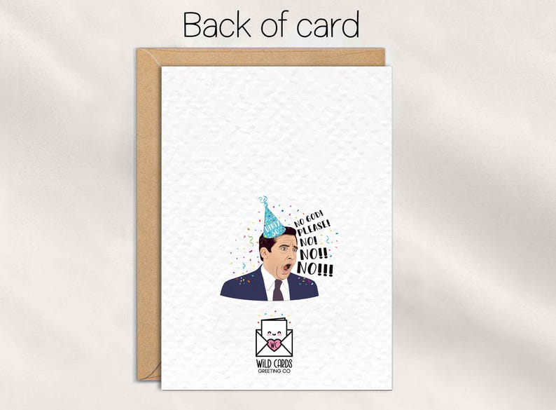 Funny 30th Birthday Cards, Michael Office Card, Turning 30 Gifts, When Your 20s Are Over, Gift for Coworker image 4