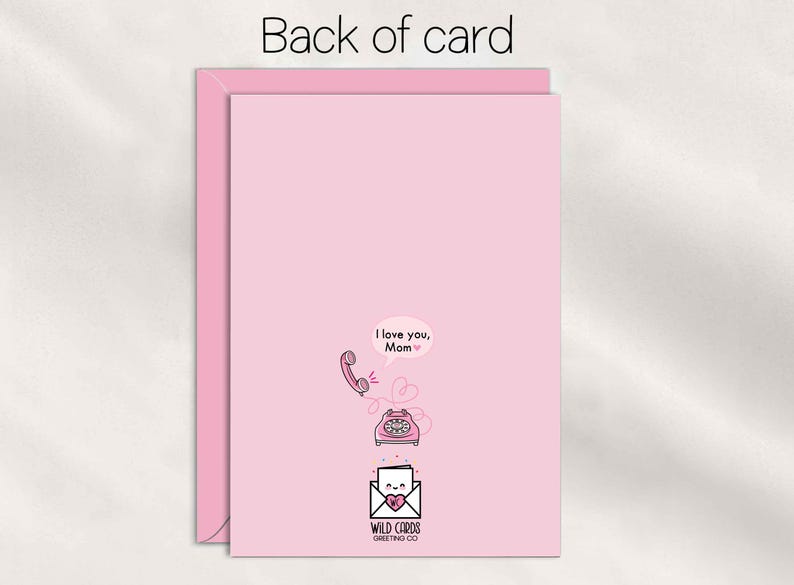 Mom Birthday Cards Funny, Card For Mom, Calls, Calling With Questions, Gifts From Daughter image 5