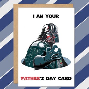Je suis ton père, Cartes rigolotes pour la fête des pères, Cartes rigolotes pour papa, Cartes fête des pères de son fils, Cadeaux pour papa, Cadeaux fête des pères de son fils