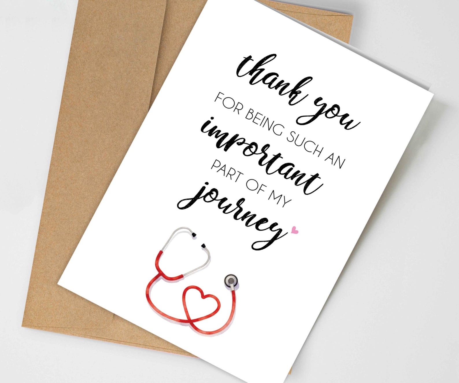 Thank You Card for Doctor, Nurse Thank You Gifts, IVF, OBGYN, Surgeon ...