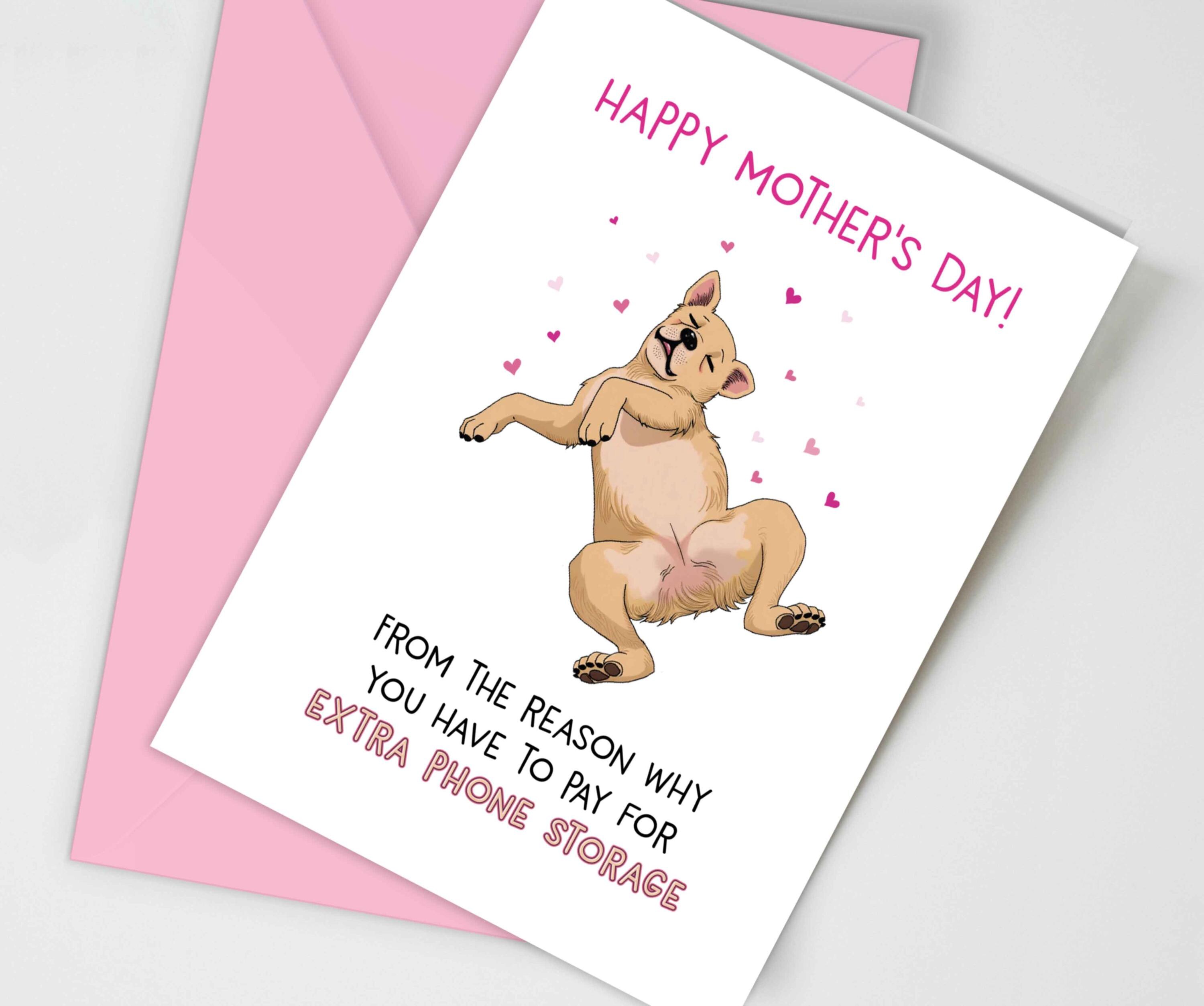 Mother's Day Card for Dog Mom, Dog Mothers Day Card From the Dog, Funny ...
