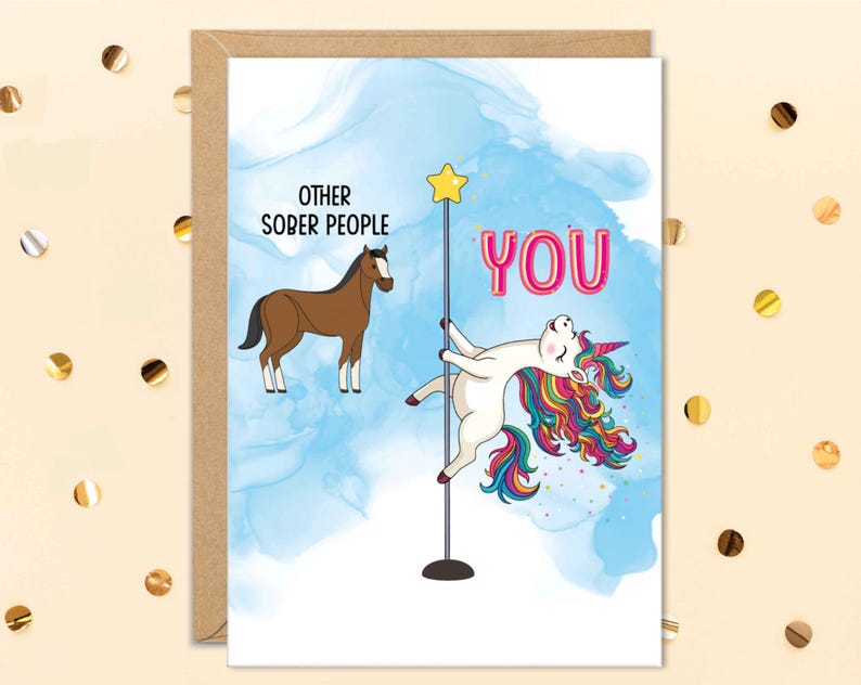 Sober Anniversary Cards, 1 Year Sober Card, Sobriety Gifts, Congratulations, Soberversary, AA Steps Congrats Gift image 2