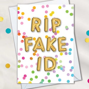 RIP fausse carte d'anniversaire, 21 ans, cartes d'anniversaire pour elle ou lui, 21 ans drôle, pour soeur, ami, petite amie, fille