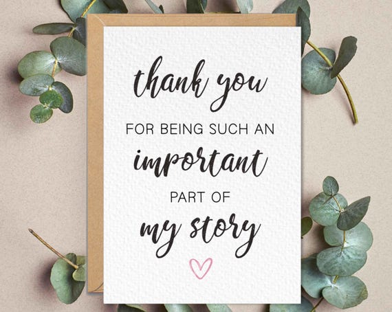 Thank You Card, Appreciation Card for Nurse, Midwife Gift, Doctor, Surgeon, Coach, Mentor, Therapist