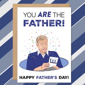 Maury Vaderdagkaart, grappige kaarten voor papa, grappige vaderdagkaarten, Maury Card, cadeaus voor papa, cadeaus voor man, kaart van vrouw, jij bent