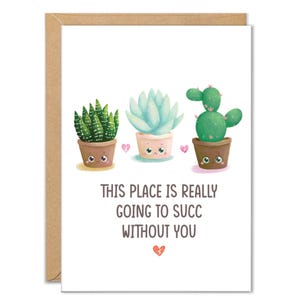 Coworker Leaving Cards for Colleague New Job Farewell Cards We'll Miss You, Good Luck Goodbye Cards for Friend Moving Away Card for Neighbor