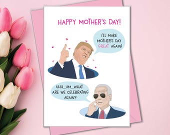 Trump Mother's Day Card Funny Cards for Mom, Biden Forgets Card for Mom Mother's Day, Funny Cards for Wife, Best Mom Gifts, Mothers Day Gift
