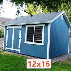 shed plans 12x16 finished shed