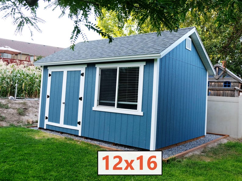 shed plans 12x16 finished shed