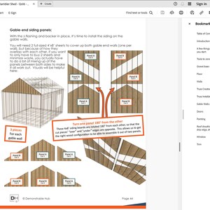 shed plans gable wall exterior paneling