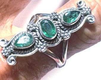 Vintage Christian Dior Germany Emerald and Diamond Costume