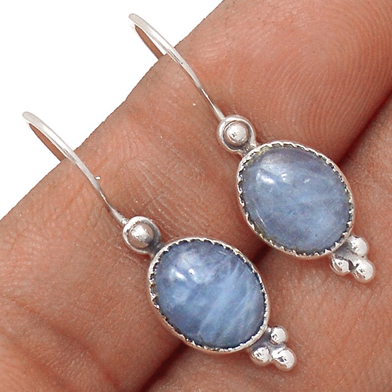 Aquamarine Earrings Aquamarine Milky Polished Cabochon Etsy