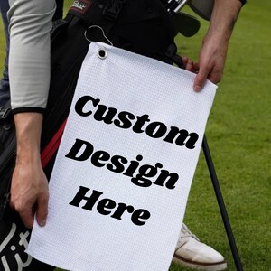 CUSTOMIZABLE Golf towel, golf accessories, Father’s Day gift, gift for boyfriend, presents for golfer, personalized gift, golf lover